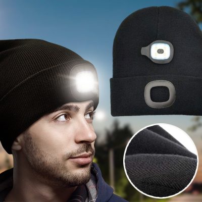 Gorro de inverno quente com LED | LEDBEANIE