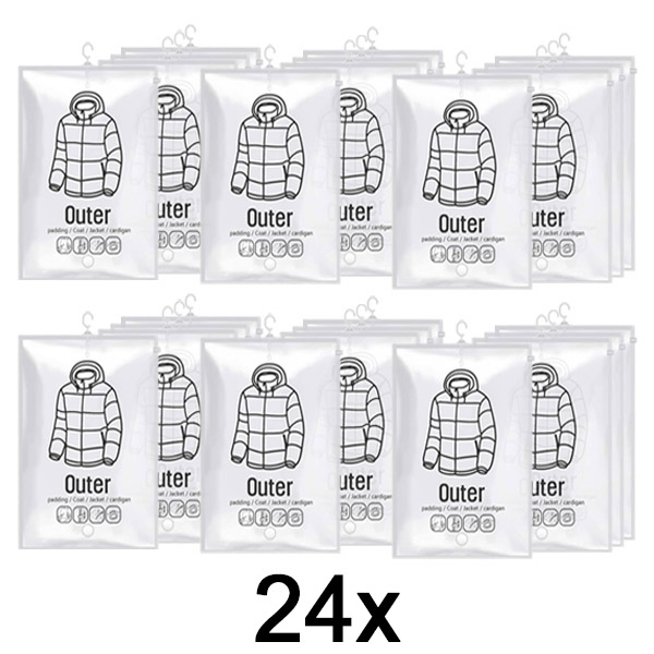 6x Sacos de Armazenamento em Vácuo (4 unidades) | VACUHANG